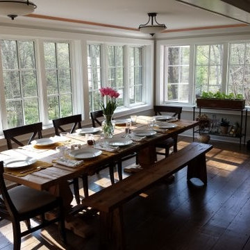 Pound Ridge Transitional Farmhouse