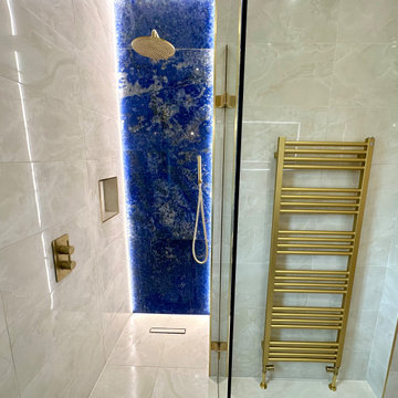 Electric Marine Blue Bathroom