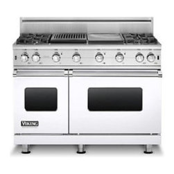 Viking 48" Pro-style Gas Range, White Liquid Propane | VGCC5484GQWHLP - Gas Ranges And Electric Ranges