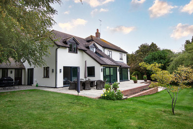 Photo of a large traditional house exterior in Buckinghamshire.