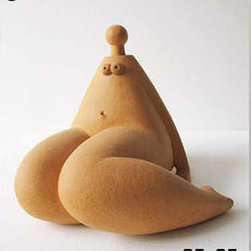 Ceramic Nude sculpture for table or fireplace - Products