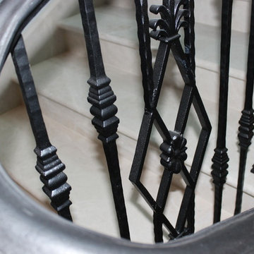 Custom Cast & Wrought Iron Balustrade