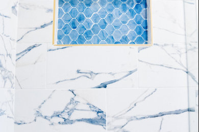 Example of a trendy bathroom design in Atlanta
