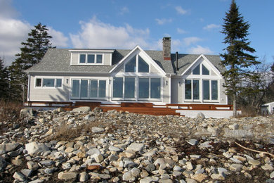 Beach house on Maine coast