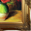Tulips in a Vase, Victorian Gold Frame 20"x24"