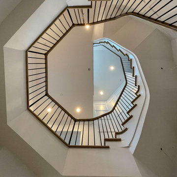 100_Hexagonal Floating-Staircase, Bethesda MD 20817
