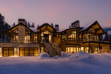 Example of a trendy exterior home design in Denver