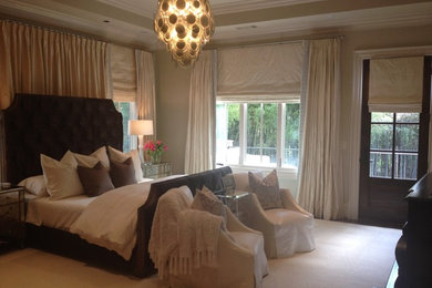 Inspiration for a transitional bedroom remodel in Atlanta