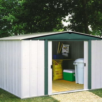 The Arrow Hamlet Series Steel Storage Sheds