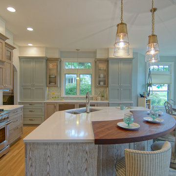 White Oak Kitchen Cabinets in Cape Neddick, ME
