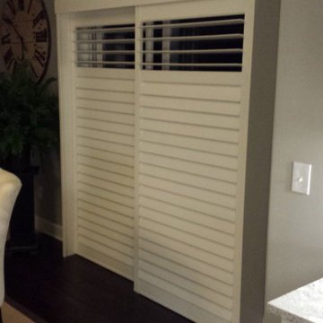 By-Pass Shutters for Sliding Glass Door
