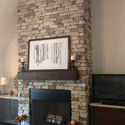 QuarryCut Stone - 40%Split Field 30%Brown 30%Dark - Ledge - Siding And Stone Veneer