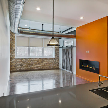 Modern Michigan loft space