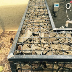 Gabion Pool Renovation - Garden Statues And Yard Art