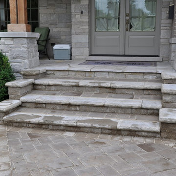 Western Springs - Entry Sidewalk & Outdoor Living Patio