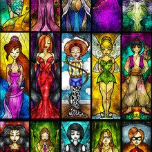 stained glass windows