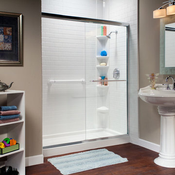 White Shower Base
