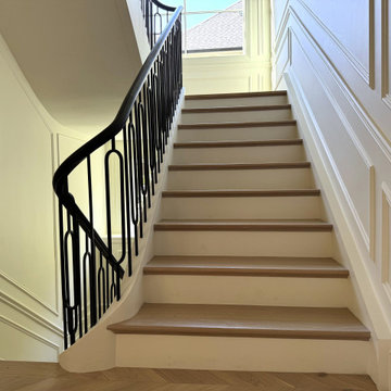 Project #134 | Straight Staircase with Elliptical Stringer