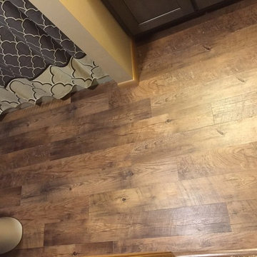 Birnamwood WI Bath Remodel - New Vanity, Top, and Floor
