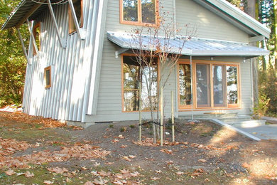 Example of a trendy exterior home design in Seattle