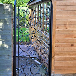 Curly Wurly  Wrought Iron Gate and Frame - Home Fencing And Gates