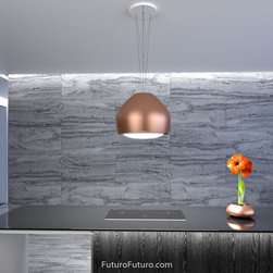 21&Prime; Dome Copper Island Range Hood - Range Hoods And Vents