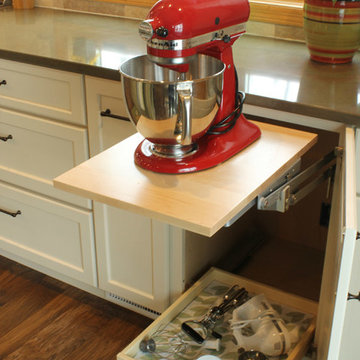 Turtle Lake Expanded Cabin Kitchen