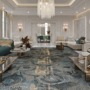 Luxury Penthouse Interior Design – Contemporary Arabic Elegance, Dubai