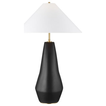 Kelly Wearstler Contour 1-LT Tall Table Lamp KT1231COL1 - Coal
