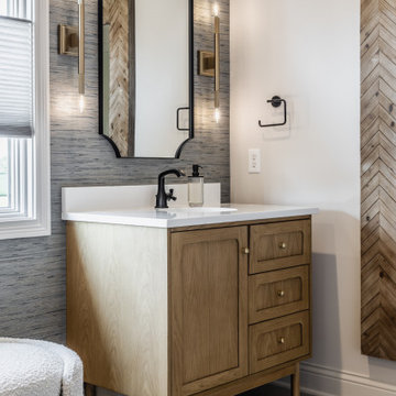Noblesville Lower Level Speakeasy Vibe and Primary Bathroom