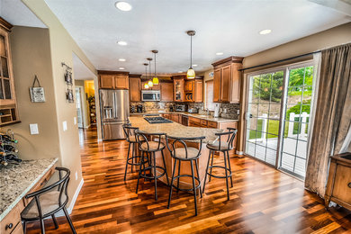Inspiration for a transitional kitchen remodel in Other