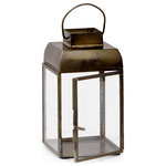 Serene Spaces Living - Serene Spaces Living Square Lantern, Sold Individually, Available in 4 Option, S - Our lantern features a square metal frame with clear glass panels and come in both gold and antique bronze finishes. Consider this lantern as an alternative centerpiece for your tables. This square lantern will add an air of timeless beauty to weddings and special occasions. It is sold individually and measures 5.75" Tall and 3" Diameter. Serene Spaces Living specializes in creating good quality accents that look great anywhere!