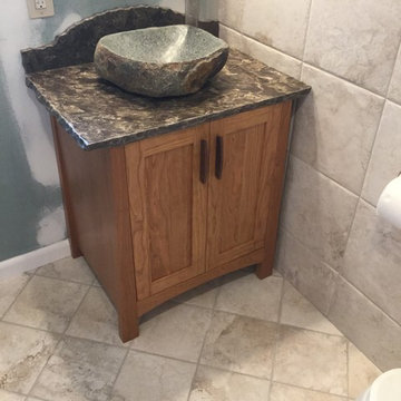 Custom built vanity