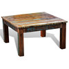 vidaXL Coffee Table Square End Table Accent Sofa Table Solid Wood Reclaimed