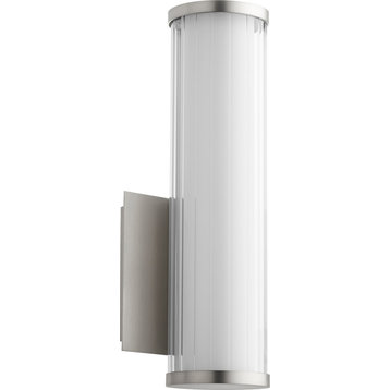 Quorum Transitional 13" Wall Sconce in Satin Nickel