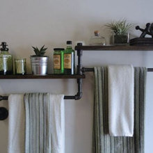 bathroom shelving