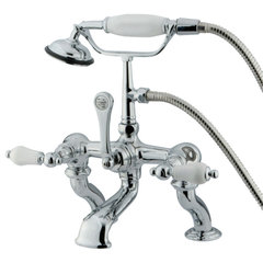 Kingston Brass CCK1148PX Vintage Clawfoot Tub Faucet Package with