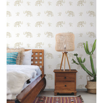 Elephant Walk Peel & Stick Wallpaper