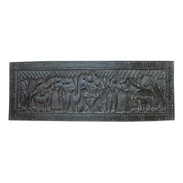 Indian Wood Wall Carving