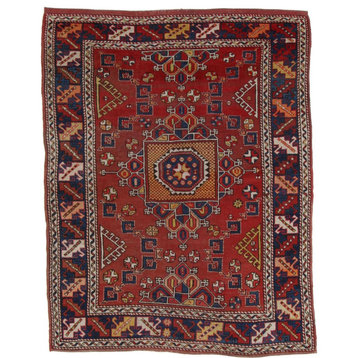 Persian Rug Ghutschan 6'9"x5'2" Hand Knotted