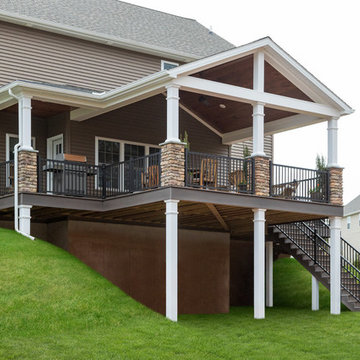 Rustic Porch and Deck