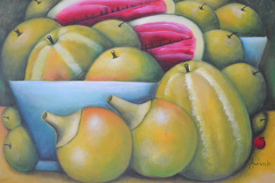 Still life Fruit By Jose Arevalo