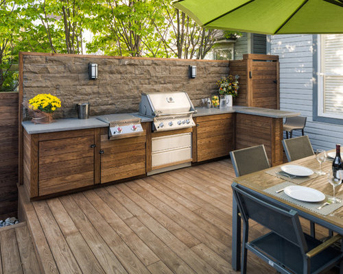 Terrasse mit Outdoor-Küche Ideen, Design & Bilder | Houzz