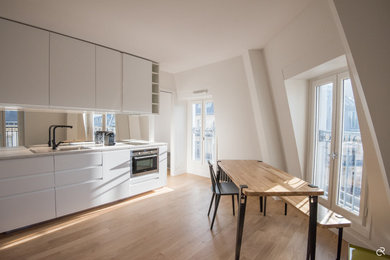 Inspiration pour une cuisine design.