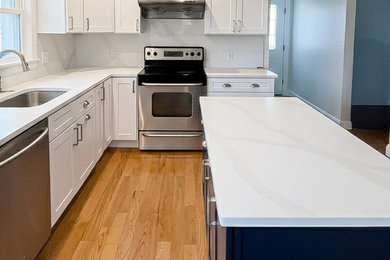 Kitchen photo in Boston