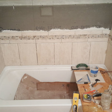 Shower in progress