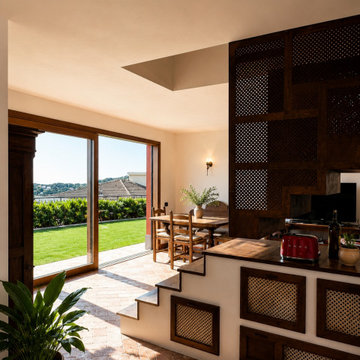 Le Grand Abat-Jour. Disegno degli interni di una villa sulle alture di Varazze