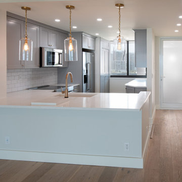 Modern Vintage Gray and Gold