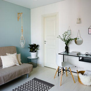 Создайте стильный интерьер: парадная гостиная комната в скандинавском стиле с деревянным полом - последний тренд