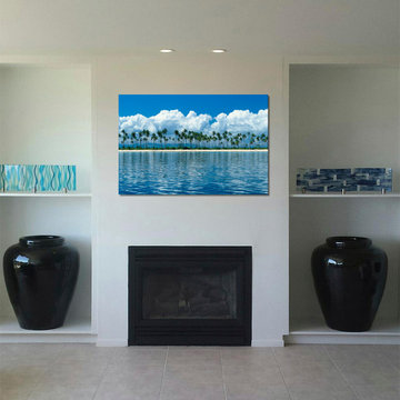 Aaron Chang Fine Art: Living Room - "Fiji Palms"